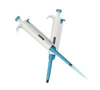 XNZJHPP Micropipette kit Laboratory Automatic Pipette Single Channel Adjustable Micropipette Equipment Plastic Transfer Pipettor With Pipette Tips(50-200ul) (Bianco 10)
