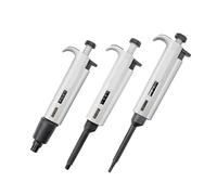 XNZJHPP Micropipette kit Laboratory Micro Pipette Gun Lab Single Channel Pipettor Digital Adjustable Plastic Pipette with Tip(2-20ul) (200)