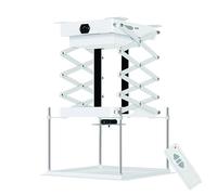 XNZJHPP Motorized Projector Bracket with Remote Control for Silent, Hidden Installation in Small Spaces (30 * 30cm 0.8mBasePlateSize)