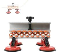 XNZJHPP Pipe Straightening Leveling Machine for Aluminum, PVC & Copper Tubes - Rust-Proof Wheels for Air Conditioning, Efficient Straightener for Hollow Pipes