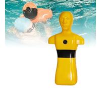 XNZJHPP Pool Beach River Simulation Dummy,Water Rescue and Drowning Prevention for Lifesaving Competitions,with Quick Drain for Training and Educational Purposes (Yellow)