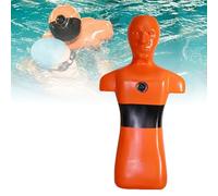 XNZJHPP Pool Beach River Simulation Dummy,Water Rescue and Drowning Prevention for Lifesaving Competitions,with Quick Drain for Training and Educational Purposes Orange (Orange)