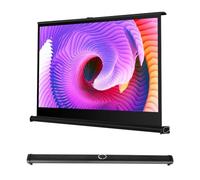 XNZJHPP Portable Tabletop Projection Screen 50 Inch, Desktop Projector Screen for Office, Projector Movie Screen, Wide Viewing Angle, Lightweight Retractable Video Projection Screen (30)