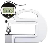 XNZJHPP Precision Digital Thickness Gauge Micrometer with 0.001mm Resolution - Small Roller for Accurate Measurement in Metal, Wood, and Plastic (Large Roller)