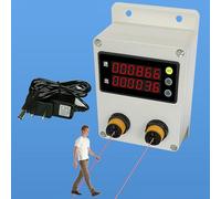 XNZJHPP Smart Retail People Counter with Bi-Directional Tracking, Easy Install Sensor & Reflector, Counts 0-99999 for Stores & Museums - Enhance Foot Traffic Analysis (75CM)