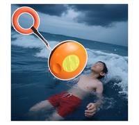 XNZJHPP Throwable Water Rescue Disc,kids/Adults Emergencies Rescue Equipment,Orange High Visibility, Rescue Throwing Frisbees for Pool/Water/Lake/River, Load 331 LBS (15 Units)