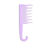 XO Curls Shower detangling hair comb , Wide tooth comb , Comb with hook for easy hanging in shower, Gentle on Scalp, Hair comb for with curly & wavy hair