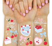 xo, Fetti 50 Cherry Temporary Tattoos Iridescent | Kids Party Ma Cherie