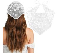 xo, Fetti Bride Lace Headscarf Embroidered Tulle | Bach Hair Accessory Gift
