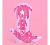 xo, Fetti Cowgirl Boot Pool Float - 6 ft Glitter | Last Rodeo Bachelorette Pool Decorations, Western Birthday Party Supplies, Space Cowboy, Nashville Bride Gift, Bday Favor
