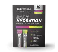 XO Fitness Hydration Sachets | Key Electrolytes | Immunity Support with Essential Vitamins | Zero Sugar & Low Calorie Hydration Multipliers | Mixed Berry & Lemon Lime (10 Sachets)