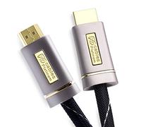 XO Platinum 3m High Speed HDMI Cable (HDMI Type A, HDMI 2.1/2.0b/2.0a/2.0/1.4) - 4K, 3D, UHD, ARC, Full HD, Ultra HD, 2160p, HDR - for PS4, Wii, Sky Q, LCD, LED, UHD, 4k TVs - Silver