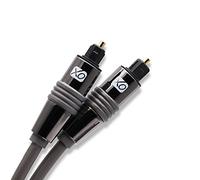 XO Premium Install 2m Optical TOSLINK Digital Audio SPDIF Cable - Black. Compatible with PS4/PS3, Xbox One, Wii, Sky Q, Sky HD, HD TVs, DVD, Blu-Rays, AV Amp.