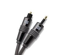XO Premium Install Series Mini TOSLINK to Optical Digital S/PDIF Audio Cable Lead AV - 7.5m - Compatible with PS4/PS3, Xbox One, Wii, Sky Q, Sky HD, HD TVs, DVD, AV Amp, Home Cinema Systems, MP3 players