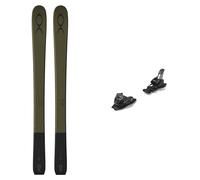 XO Skis - Alpine ski bindings - Downhill ski set XO H31 Tuscani Olive 2023 for Men - Khaki Khaki 170 cm.184 cm