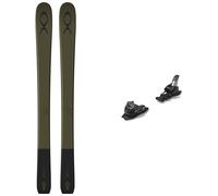 XO Skis - Downhill/All-Mountain Ski Bindings - Pack Xo V31 Tuscani Olive 2025 for Men - Khaki Khaki