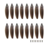 xobuo 16PCS Drone Propellers for S197 Drone Replacement Prop Blades Spare Propeller Blade Low Noise Wings and Quick-Release Foldable Blades Props Wings Accessories Grey