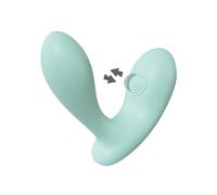 Xocoon DuoVibe II Tapping Rabbit Clit G-Spot Vibrator USB Silicone Waterproof