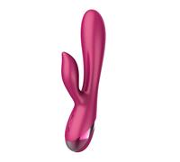 Xocoon Endless Love Clitoris G-Spot 7.4" Pink Rabbit Wand Vibrator Silicone USB