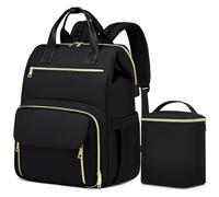 Xocvji Breast Pump Bag Backpack with Cooler Storage Bag for Spectra S1/S2 Medela, Large 15.6 inch Hands-Free Pumping Bag for Working Moms, Portable Pump Carrying Case for Travel and Family Use