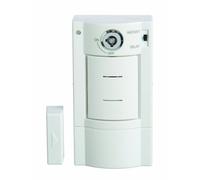 Xodus Innovations HS4313B Battery Powered Wireless Security Alarm with Key Entry, White