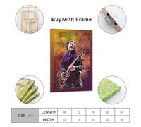 XOEDWOVM Guitarist Gary Moore Poster Poster Decorative Painting Canvas Wall Posters And Art Picture Print Modern Family Bedroom Decor Posters 12x18inch(30x45cm)
