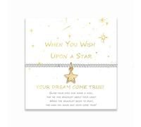 XOEMEL Sterling Silver Bracelet for Women 5MM Round Silver Bead Bracelet Adjustable Star Charm Bracelet for Women Teenage Silver Ladies Bracelet