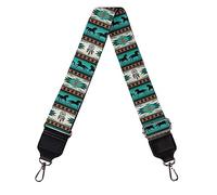 Xoenoiee Aztec Tribal Horse Print Purse Strap Replacement Crossbody Wide Shoulder Strap Adjustable Canvas Straps Handbag Strap， 1Pack