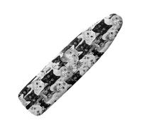 Xoenoiee Cute Cats Pattern Ironing Board Cover Scorch and Stain Resistant Thick Covers for Home, Laundry, Ironing Board Covers with Hook and Loop