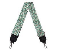 Xoenoiee Sloth Leaf Print Adjustable Purse Strap Bag Shoulder Strap Replacement Crossbody Canvas Bag Handbag Purses, 1Pack