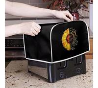 Xoenoiee Sunflower Printed 2 Slice Slot Toaster Cover Bread Toaster Cover Bakeware Protector Bread Toaster Oven Cloth Cover Dust Protection Washable Appliance Cover, S