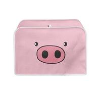 Xoenoiee Toaster Cover 2 Slice Toaster Bag Toaster Oven Cover Stain Resistant for Kitchen Small Appliance Covers Pink Girly Stuff Gift for Women Cartoon Pig, S