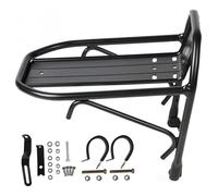 Xoeryoy 1 Set Front Bike Rack with Accessories, Strong Load Bearing Aluminum Bike Front Rack, Multi-Purpose Cycling Equipment Stand Footstock for Cargo Luggage Picnic Carrier