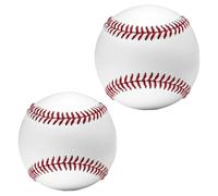 Xoeryoy 2 Pack Baseballs, Little League Baseballs for Training with Hand-Stitched Seams and Cork-Filled Core, Official Size for Practice ;1