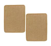 Xoeryoy 2Pcs Rabbit Scratching Pad, 12x16 Inch Cat Scratch Pad, Natural Wear-Resistant Sisal Mat, Guinea Pig Bed for Sleeping, Playing