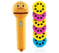 Xoeryoy 48 Patterns Projector Flashlights For Kids, Kids Story Projector - Educational Toddler Toy With Rotatable Slides (yellow)