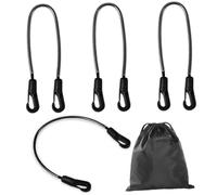 Xoeryoy 4PCS Horse Blanket Leg Straps 21-27 Inch Elastic Blanket Straps with Duble Ended Clips Horse Supplies with Bag