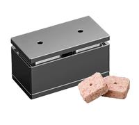 Xoeryoy 5PCS/Set Bait Molds ALUMINUM ALLOY Double Hole Fish Bait Maker Square Fishing Tools for DIY Carp, Catfish, Feeder Fishing Baits