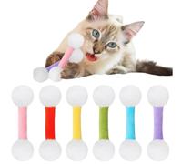 Xoeryoy 6Pcs Cat Nip Toys, Interactive Bite Resistant Soft Safe Plush Cat Teething Toys for Pet Gift