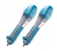 Xoeryoy Beads Bead Pen, 2 Pack Fuse Bead Pens, Press-design Automatic Dispenser, Comfort Grip Beading Tools For Diy Crafts, 5.75x1.38 Inch