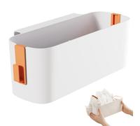 Xoeryoy Bedside Storage Caddy, Large Capacity Space-saving PP Hanging Bedside Organizer with Hooks Bed Storage Accessories for Home and Dorm