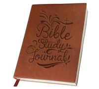 Xoeryoy Bible Study Journal, Faux Leather Christian Bible Study Notebook, Devotional Notebook & Planner for Graduation, Pastor, Church, Baptism, Cross