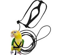 Xoeryoy Bird Harness, Adjustable Bird Leash Pet Training Supplies Anti-bite Outdoor Flying Nylon Rope for Conures Budgerigar Lovebird Cockatiel Mynah &&
