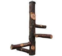 Xoeryoy Bird Perch Stand, 12Inch Natural Wood Bird Perch in Cage, Sturdy Parrot, Cage Accessories for Small & Medium Cockatiel, Conure, Budgie, Love, Finch #·