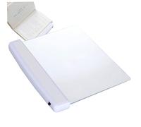 Xoeryoy Book Lights for Reading at Night, 6.7x5.7 Clear LED Flat Book Light, Wireless Bookmark Panel Reading Light Eye Caring, Lovers