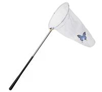 Xoeryoy Butterfly Net with 11" Ring 20" Net Depth Stainless Steel Bird Telescopic Bug Catcher Handle Extends to 59" Portable Outdoor Butterfly Nets for Adults & Kids