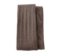 Xoeryoy Cable Knit Tights Women High Elastic Waist Twisted Knitted Tights Striped Cotton Warm for Women Autumn Winter, Coffee