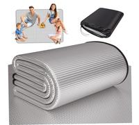 Xoeryoy Camping Mat 59x78'' Camping Sleeping Mat Insulating Aluminum Foil Tent Waterproof Picnic 0.16'' Thick Foam Picnic Blanket for Reflecting Heat