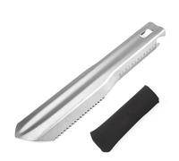Xoeryoy Camping Trowel, 8.2 Inch Titanium Hand Trowel with Sawtooth, Survival Shovel for Outdoor Hiking Camping Backpacking