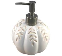 Xoeryoy Ceramic Fall Soap Dispenser, Orange, 12oz